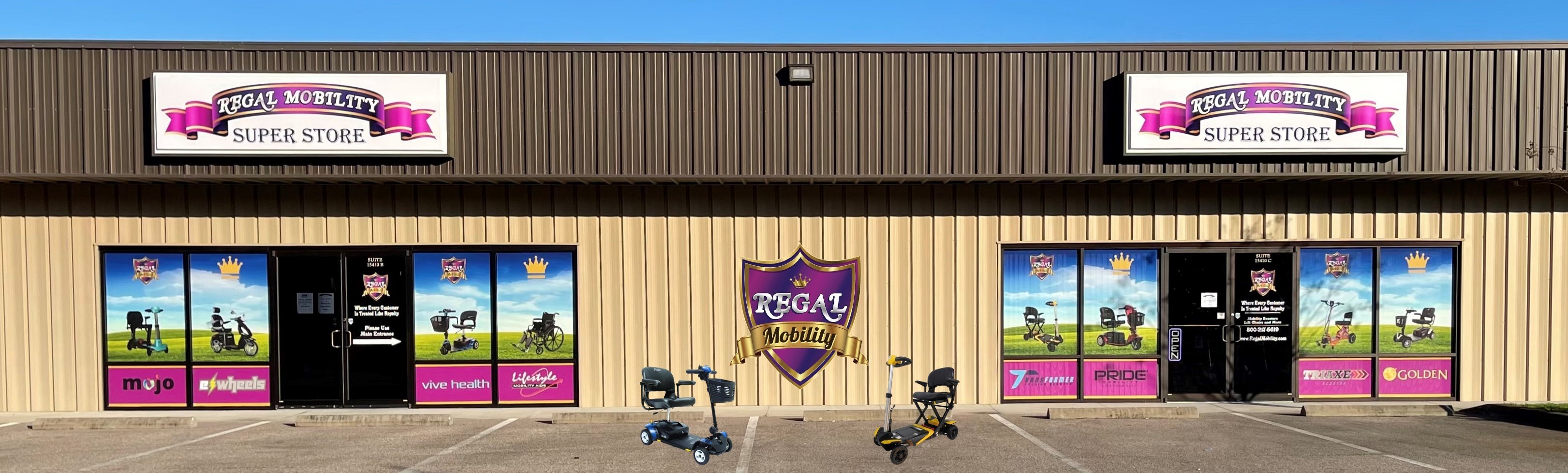 Regal Mobility Outside of Showroom